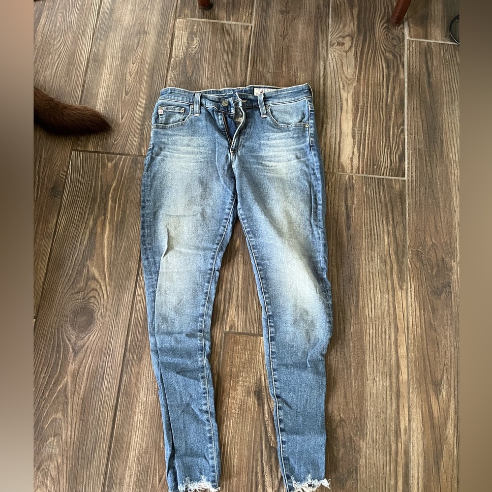 AG Denim High Rise Skinny Ankle